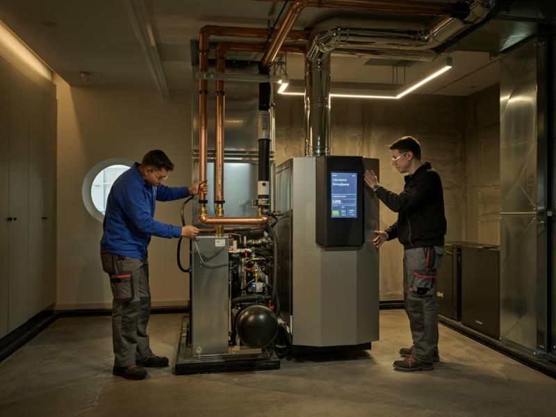 proces uruchamiania kotłowni gazowej